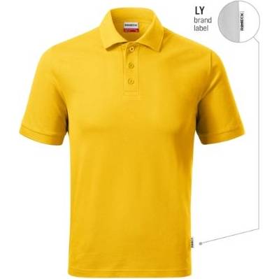 R20 Resist Heavy Polo Polokošile pánská žlutá 04 (brand label) 4XL