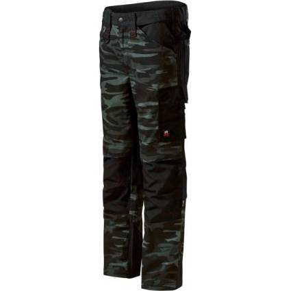 W09 Vertex Camo Pracovní kalhoty pánské camouflage dark gray 48