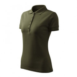 F10 Pique Polo Free Polokošile dámská military M