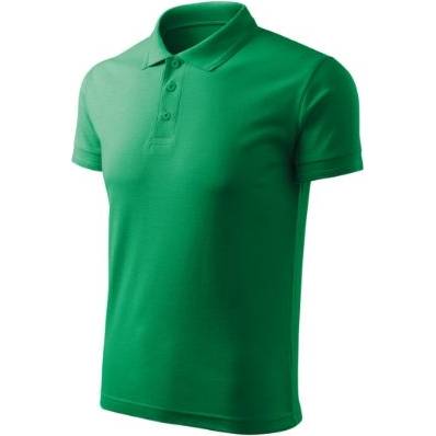 F03 Pique Polo Free Polokošile pánská středně zelená 2XL