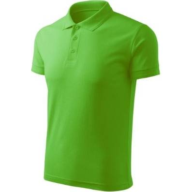 F03 Pique Polo Free Polokošile pánská apple green M