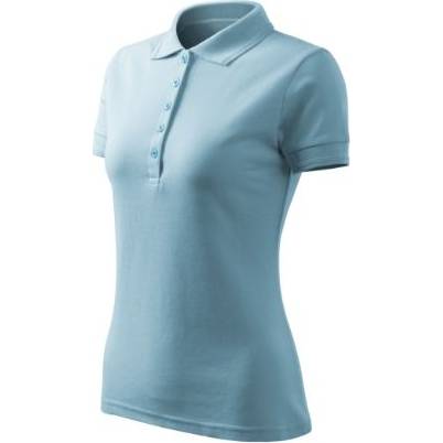 F10 Pique Polo Free Polokošile dámská nebesky modrá XL