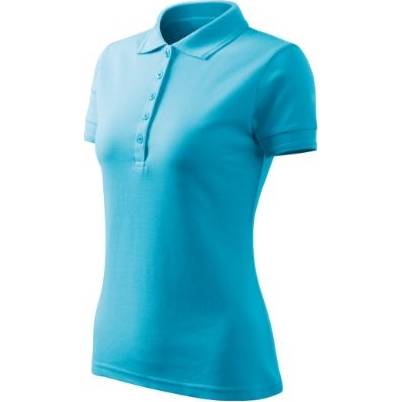 F10 Pique Polo Free Polokošile dámská tyrkysová S