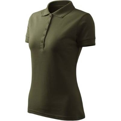 F10 Pique Polo Free Polokošile dámská military 2XL