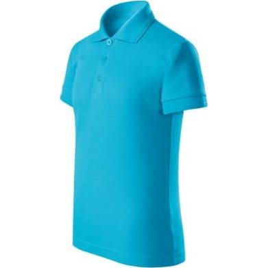 F22 Pique Polo Free Polokošile dětská tyrkysová 134 cm/8 let