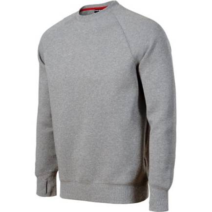 W42 Vertex Mikina pánská tmavě šedý melír 2XL