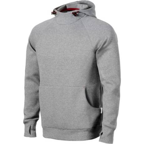 W43 Vertex Hoodie Mikina pánská tmavě šedý melír L