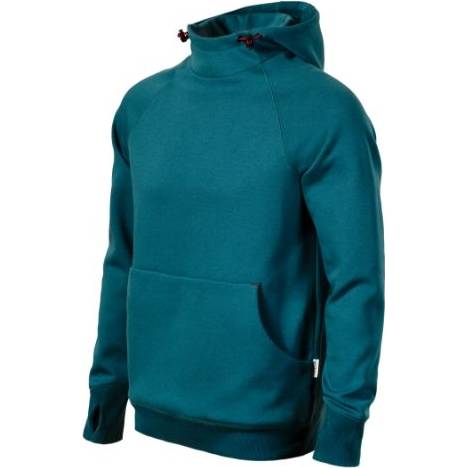W43 Vertex Hoodie Mikina pánská petrolejová XL
