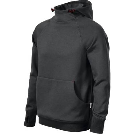 W43 Vertex Hoodie Mikina pánská ebony gray L