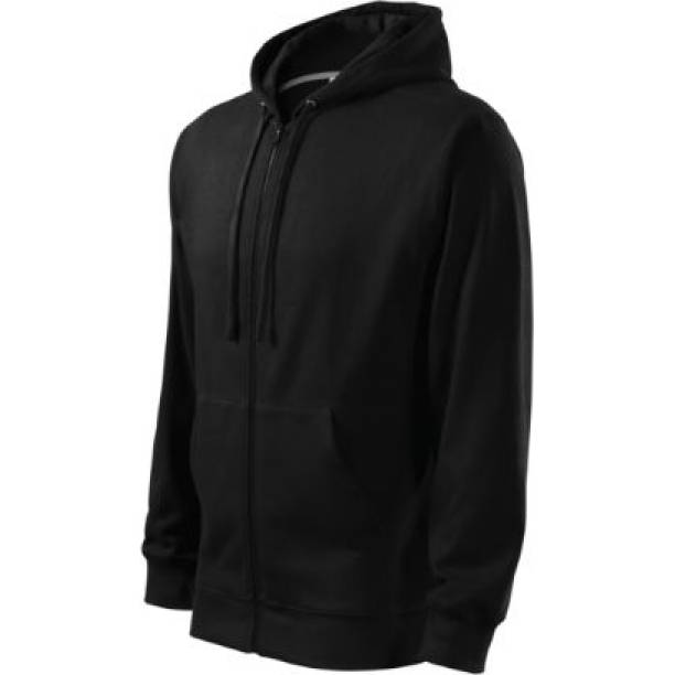 410 Trendy Zipper Mikina pánská černá S