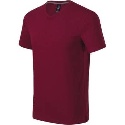 700 Action V-neck Tričko pánské garnet L