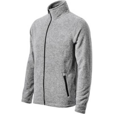 852 Factor Micro fleece pánský stříbrný melír S