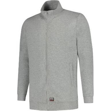 T45 Sweat Jacket Washable 60 °C Mikina unisex grey melange 2XL